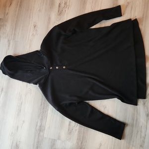 Old Navy Women's Ribbed Hooded Henley Top